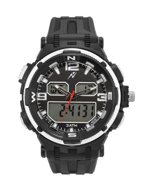 yepme men's analog digital watch - black - 11101986 - Very Small Image - 1