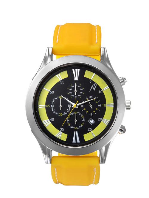 yepme men's chronograph watch - black/yellow - 11102014 - Very Small Image - 1