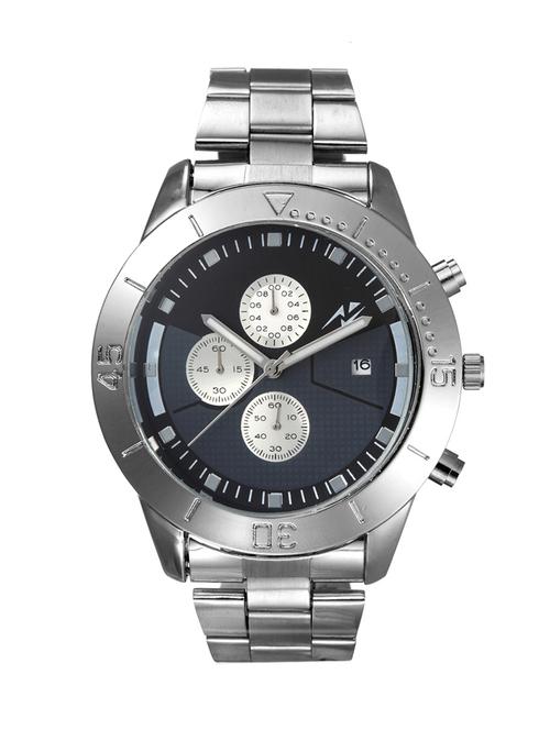 yepme men's chronograph watch - black/silver - 11102025 - Very Small Image - 1