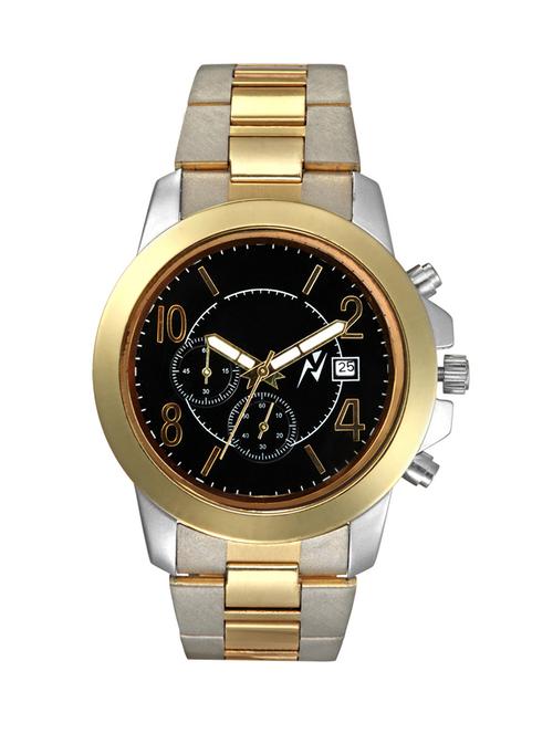 yepme men's chronograph watch - black/golden - 11102071 - Very Small Image - 1