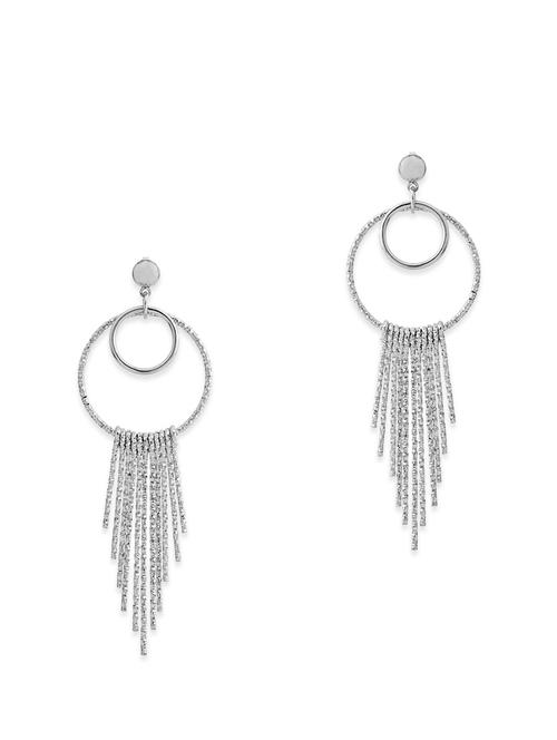 silver metal earring - 11102516 - Very Small Image - 1