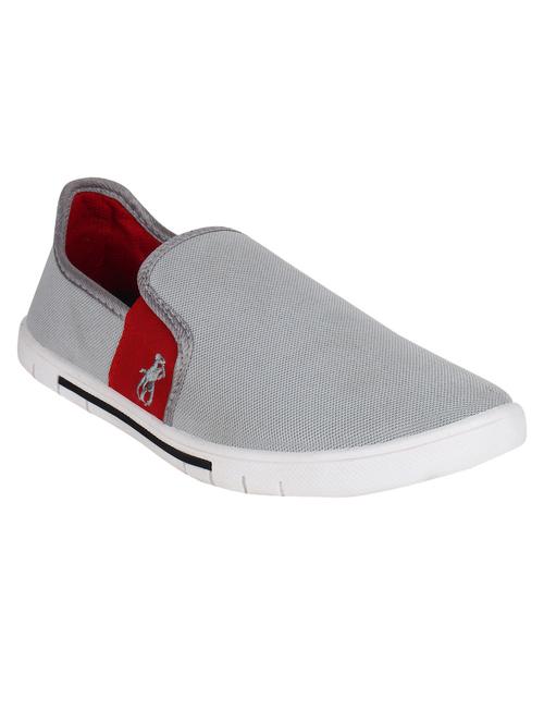 grey canvas slip on shoe - 11106541 - Very Small Image - 1