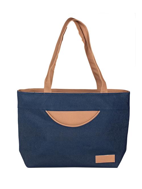 blue leatherette tote - 11107075 - Very Small Image - 1