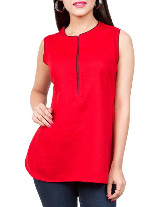 red color top - 11109614 - Very Small Image - 1