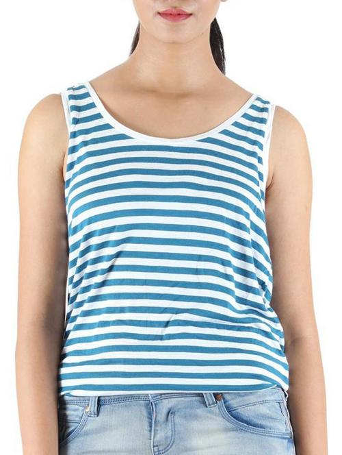 green viscose tank tee - 11109983 - Very Small Image - 1