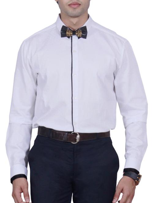 white cotton casual shirt - 11112154 - Very Small Image - 1