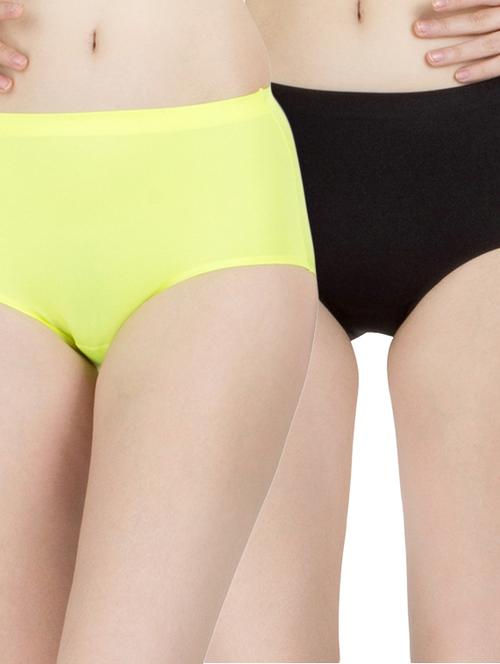 florocent green, black nylon panty - 11113480 - Very Small Image - 1