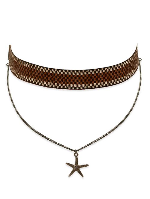 black fabric necklace - 11113908 - Very Small Image - 1