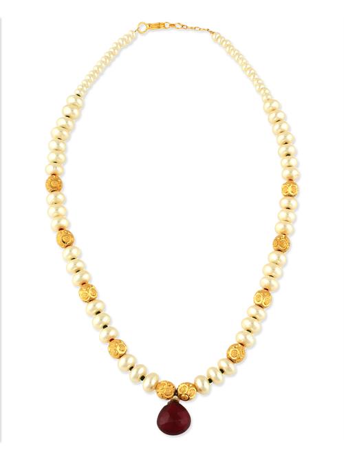 multi colored plastic pearl necklace - 11114636 - Very Small Image - 1