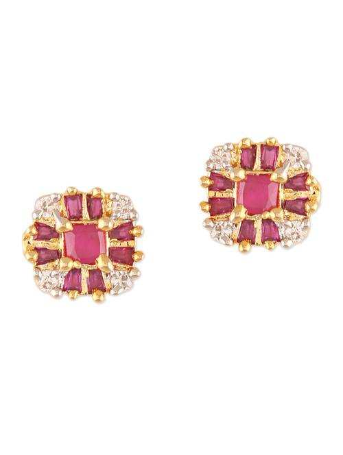 zirconia studded ear studs - 1111485 - Very Small Image - 1