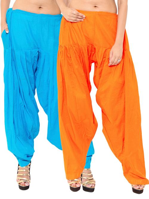 multi color cotton combo salwar - 11120009 - Very Small Image - 1