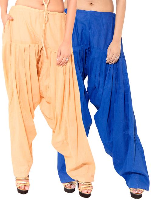 multi color cotton combo salwar - 11120030 - Very Small Image - 1