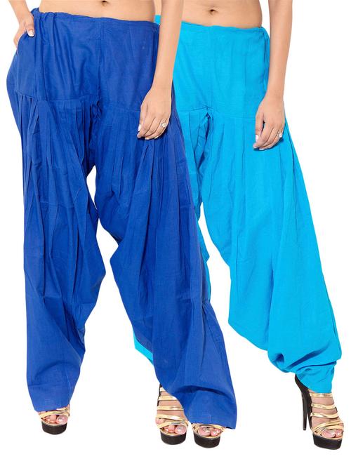 multi color cotton combo salwar - 11120036 - Very Small Image - 1