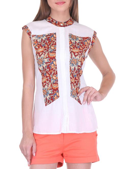 white cotton shirt - 11121375 - Very Small Image - 1