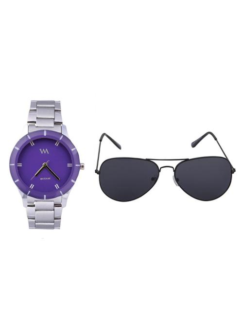 analogue watch and sunglass combo - 11123077 - Very Small Image - 1