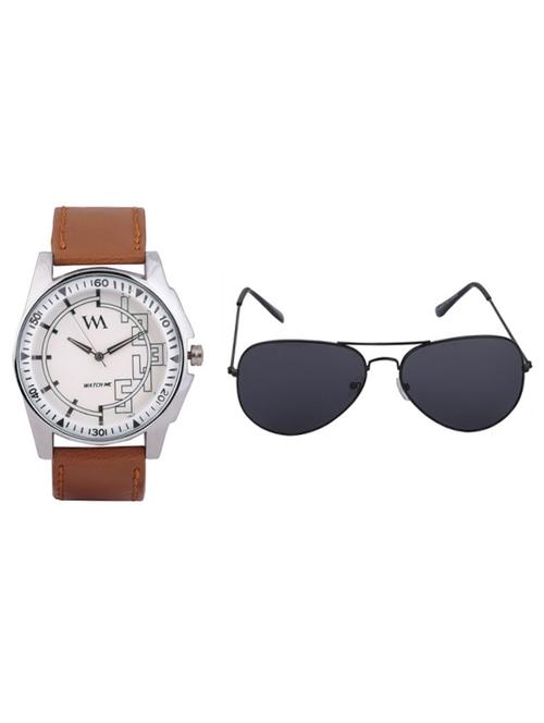analogue watch and sunglass combo - 11123095 - Very Small Image - 1