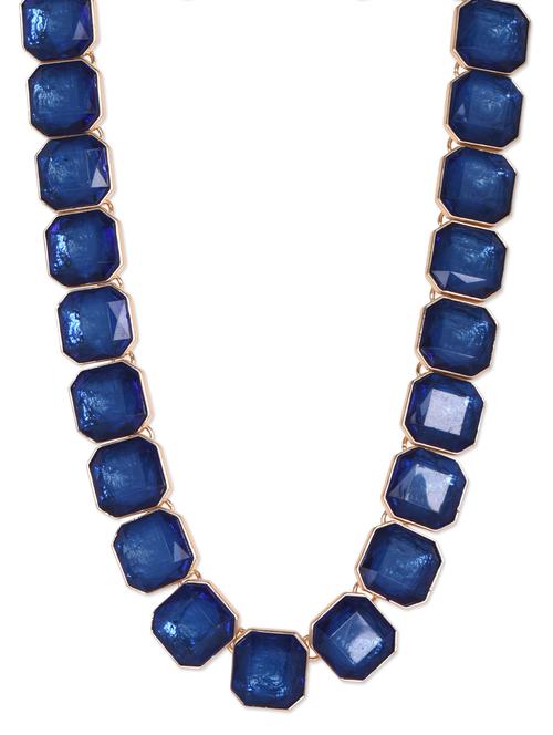 blue stone embedded neckpiece - 1112392 - Very Small Image - 1