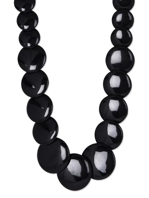 black circular beaded neckpiece - 1112996 - Very Small Image - 1