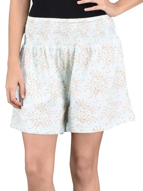 printed cotton shorts - 1113213 - Very Small Image - 1