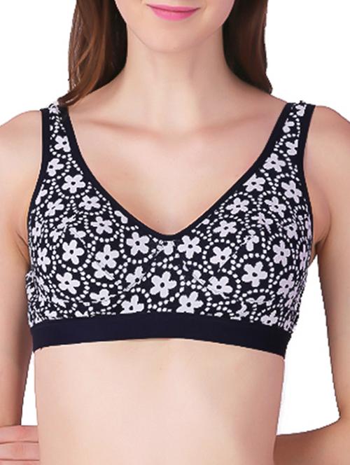 v- neck floral bra  - 11133887 - Very Small Image - 1