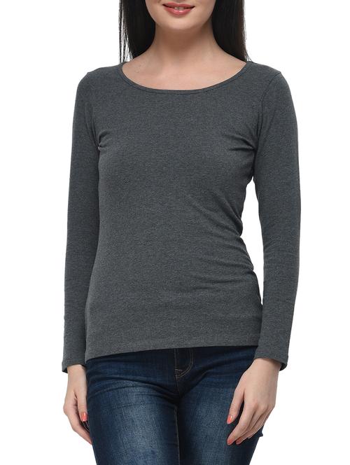 grey cotton top - 11140568 - Very Small Image - 1