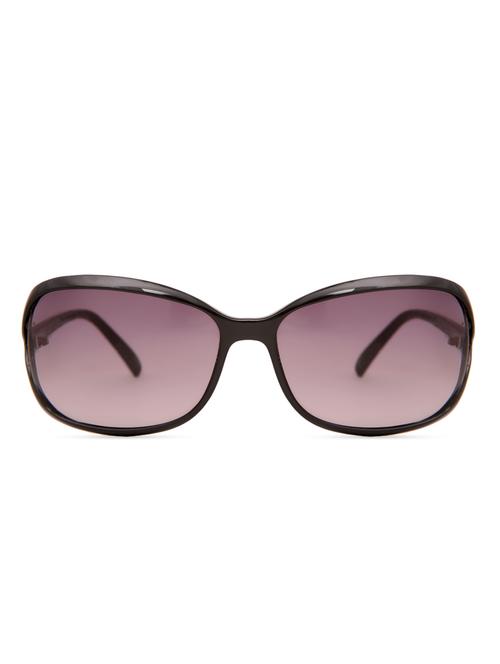 black plastic frame oversized sunglasses - 1114148 - Very Small Image - 1
