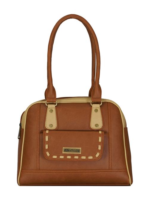 brown leatherette handbag - 11142462 - Very Small Image - 1