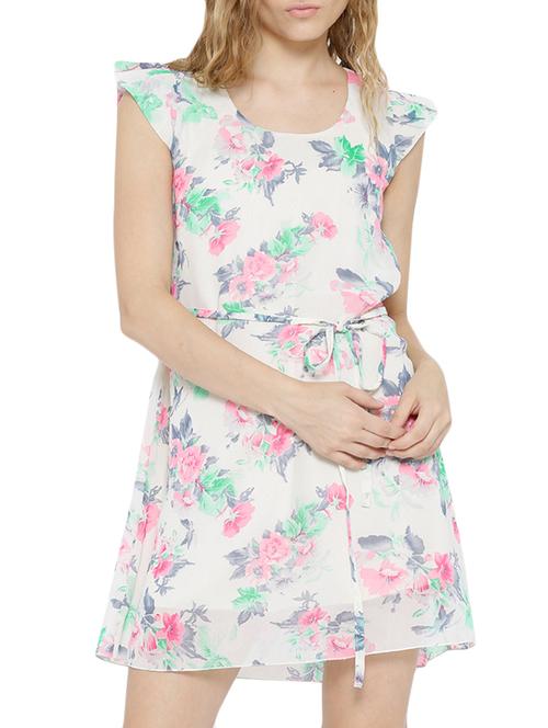 white polyester dress - 11142851 - Very Small Image - 1