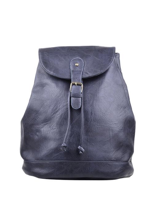 blue leather backpack - 11144848 - Very Small Image - 1