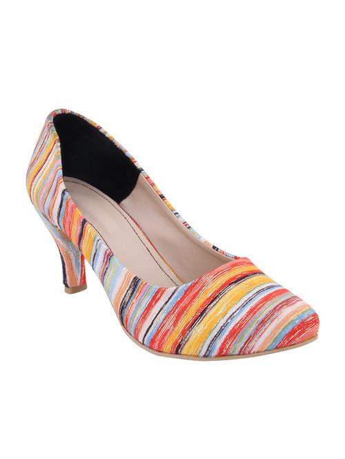 multi colored faux leather pump - 11145990 - Very Small Image - 1