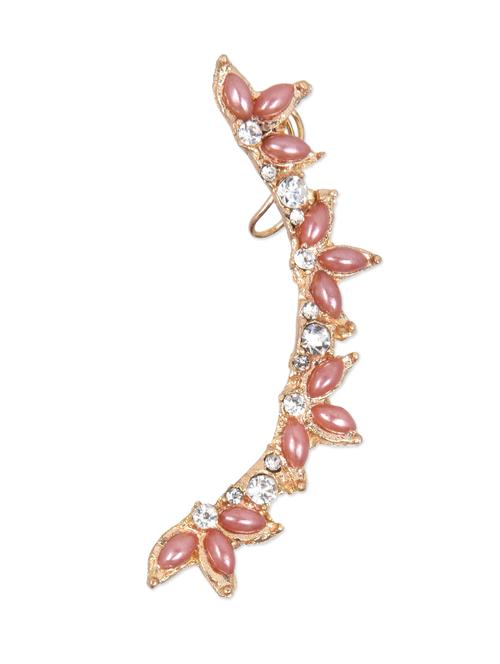 pink stone studded ear cuff - 1115112 - Very Small Image - 1