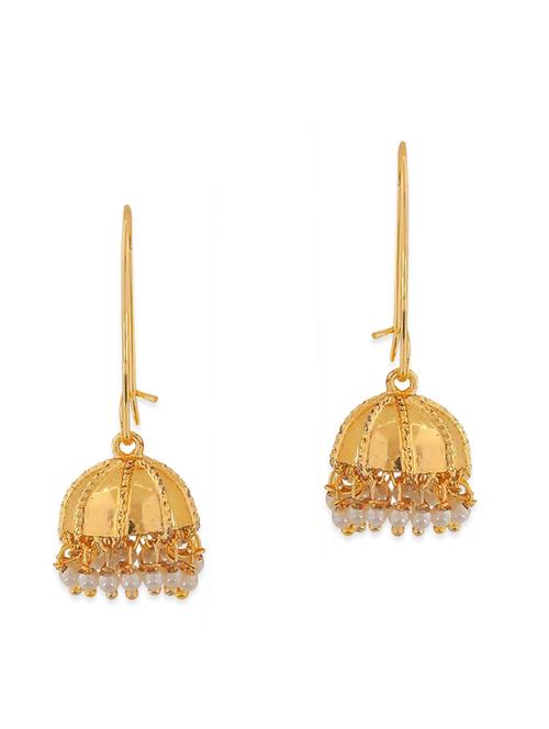 white brass  earring - 11154334 - Very Small Image - 1