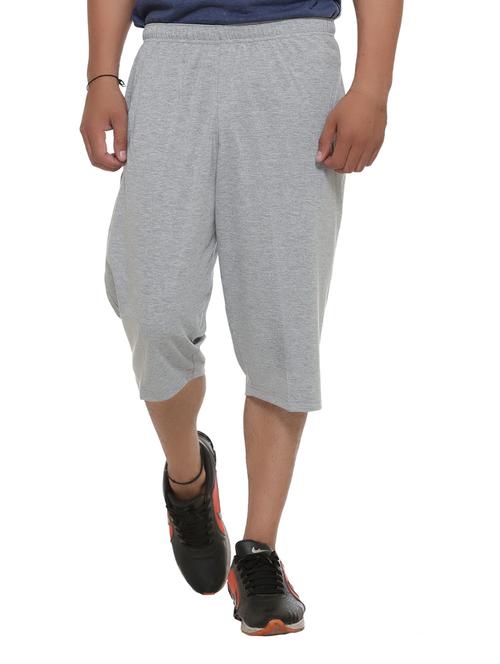 solid grey cotton three - fourth - 11172733 - Very Small Image - 1