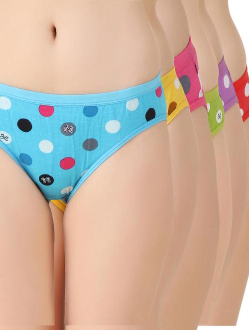 multi colored cotton panty set of 6 - 11178253 - Very Small Image - 1