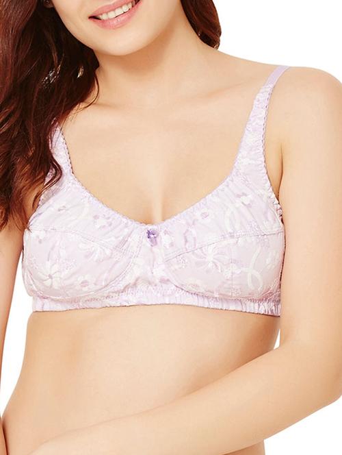 violet color, cotton bra - 11178524 - Very Small Image - 1