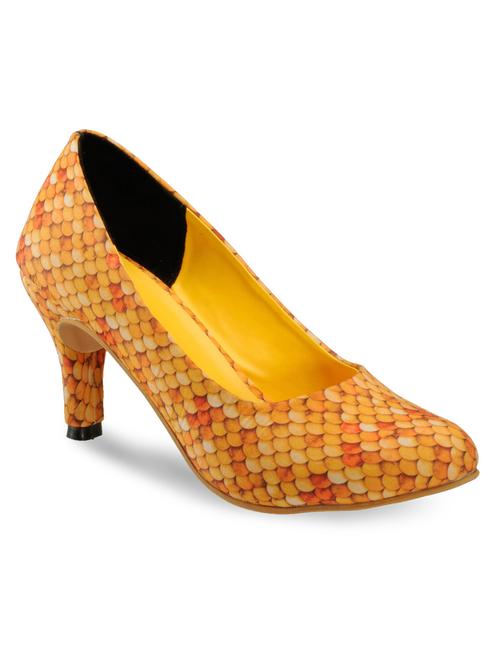 yellow canvas slip on pumps - 11181046 - Very Small Image - 1