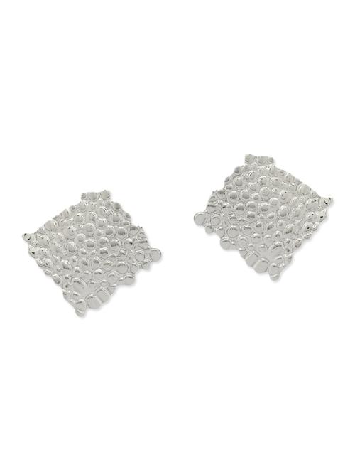 silver metal studs earring - 11182813 - Very Small Image - 1