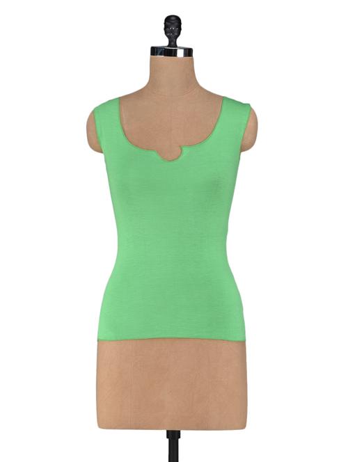 sleeveless solid viscose knit top - 1118628 - Very Small Image - 1