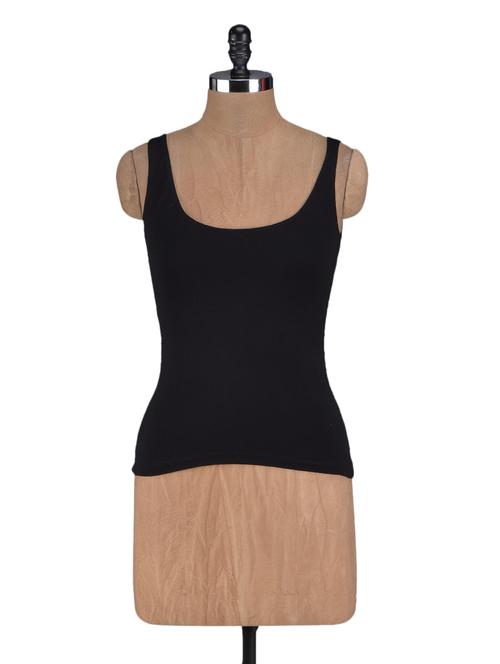 round neck plain viscose knit top - 1118646 - Very Small Image - 1