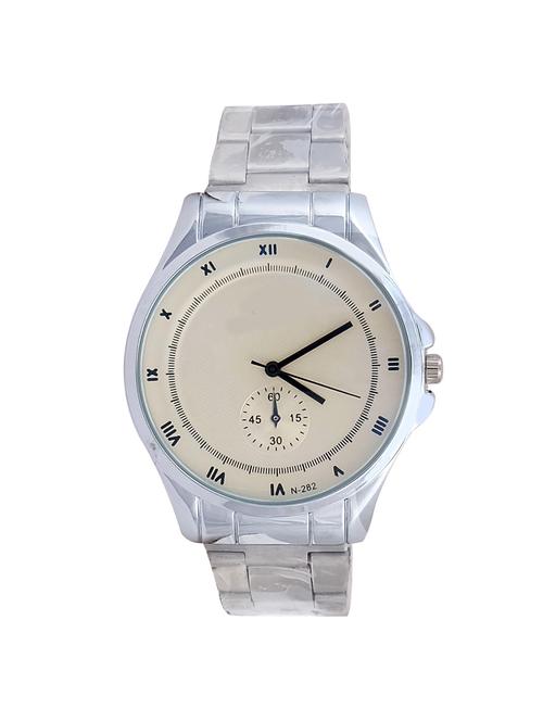 silver stainless steel analouge wrist watch - 11193024 - Very Small Image - 1