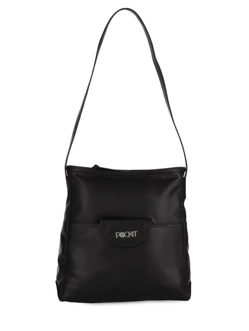 black leatherette shoulder bag - 1119988 - Very Small Image - 1