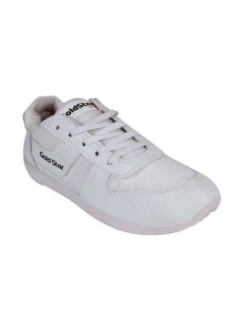 white leatherette sport shoes - 11201593 - Very Small Image - 1