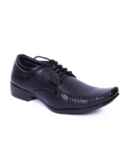 black leatherette(pu slip on derbies - 11202992 - Very Small Image - 1
