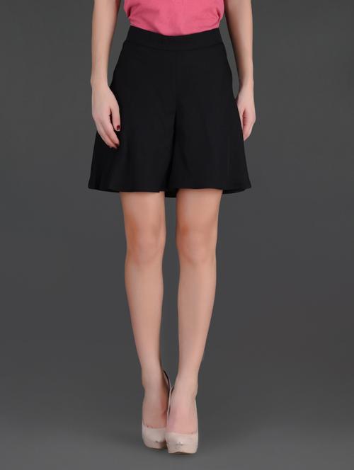 plain solid color polyester flared color shorts - 1120448 - Very Small Image - 1