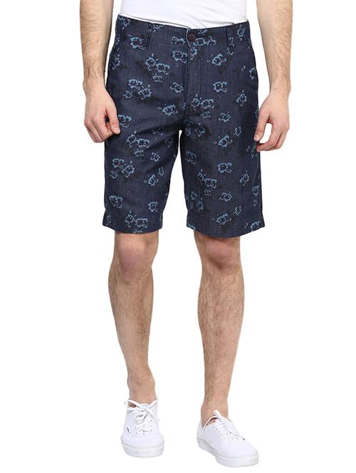 dark blue cotton shorts - 11219953 - Very Small Image - 1