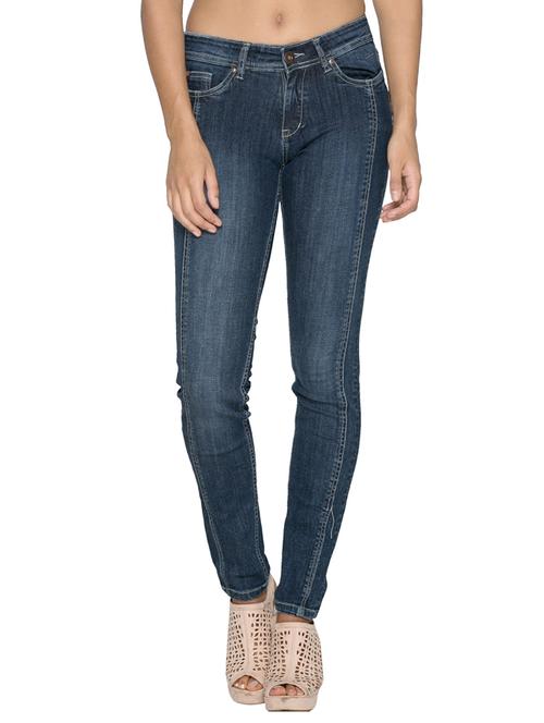navy blue cotton jeans - 11220783 - Very Small Image - 1