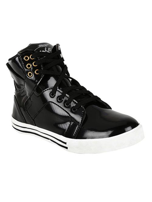 black color, leatherette sneaker shoes - 11221837 - Very Small Image - 1