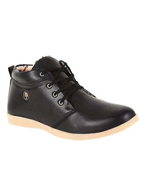 black color, leatherette sneaker shoes - 11221842 - Very Small Image - 1