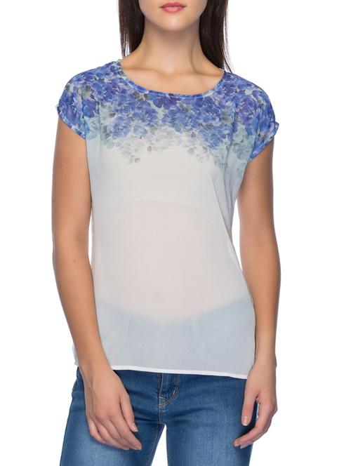 white polyester regular top - 11227897 - Very Small Image - 1