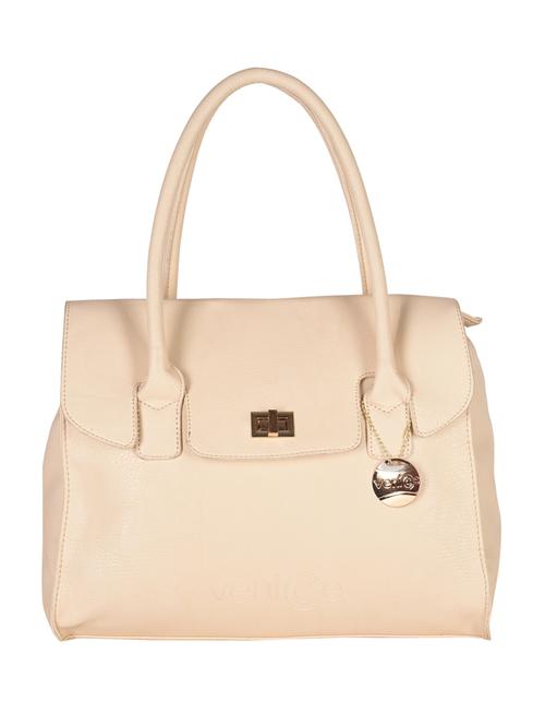 beige leatherette handbag - 11228005 - Very Small Image - 1